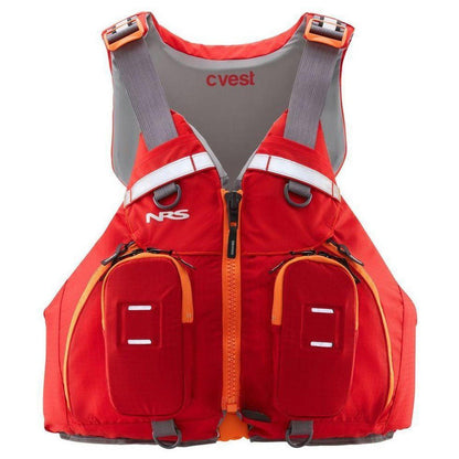 NRS cVest Mesh Back PFD-Paddle Sports - PFDs-Red-XS/M-Appalachian Outfitters