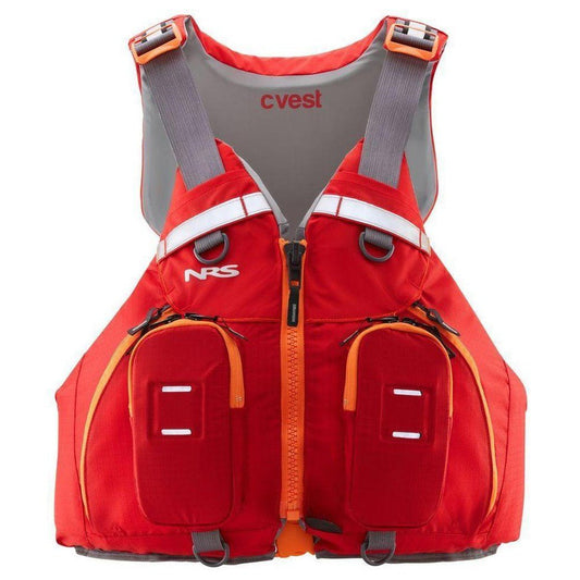 NRS cVest Mesh Back PFD-Paddle Sports - PFDs-Red-XS/M-Appalachian Outfitters