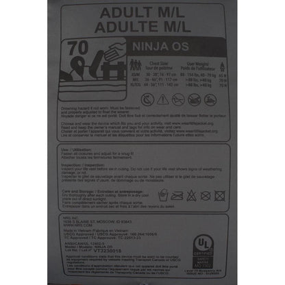 NRS Ninja OS PFD-Paddle Sports - PFDs-Appalachian Outfitters