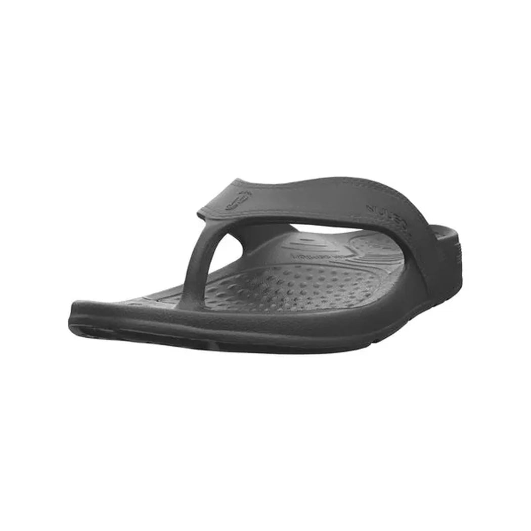 NuuSol Cascade Flip Flop-Unisex - Footwear-Black-M5/W6-Appalachian Outfitters