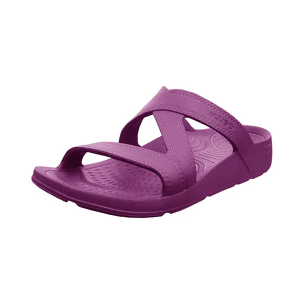 NuuSol Women's Hailey Slide-Womens - Footwear - Sandals-Rustic Wine-7-Appalachian Outfitters