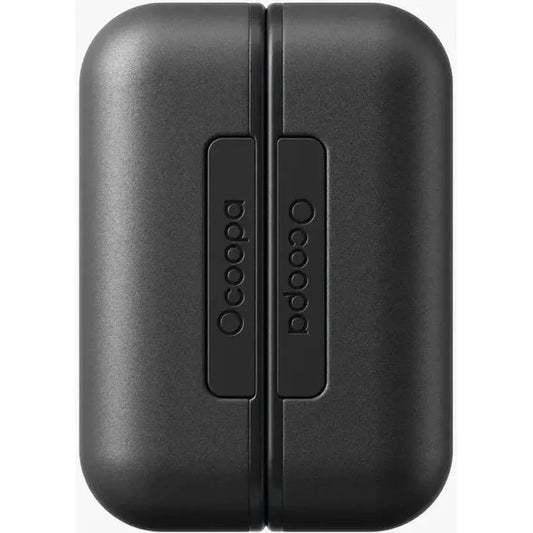 Front view of the Ocoopa UT2s Rechargeable Hand Warmer in Black showing the brand name on the front against a white background.