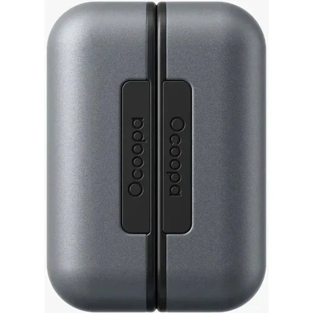 Front view of the Ocoopa UT2s Rechargeable Hand Warmer in Black showing the brand name on the front against a white background.