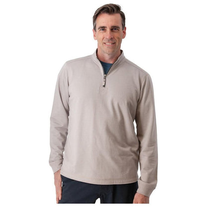 Old Ranch Men's Conall 1/4 Zip Pullover-Men's - Clothing - Tops-Ash-M-Appalachian Outfitters