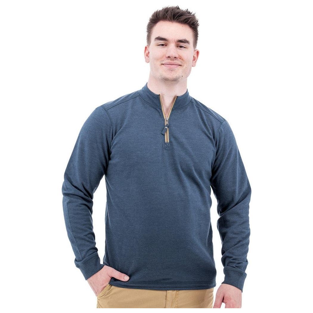 Old Ranch Men's Conall 1/4 Zip Pullover-Men's - Clothing - Tops-Midnight Navy-M-Appalachian Outfitters