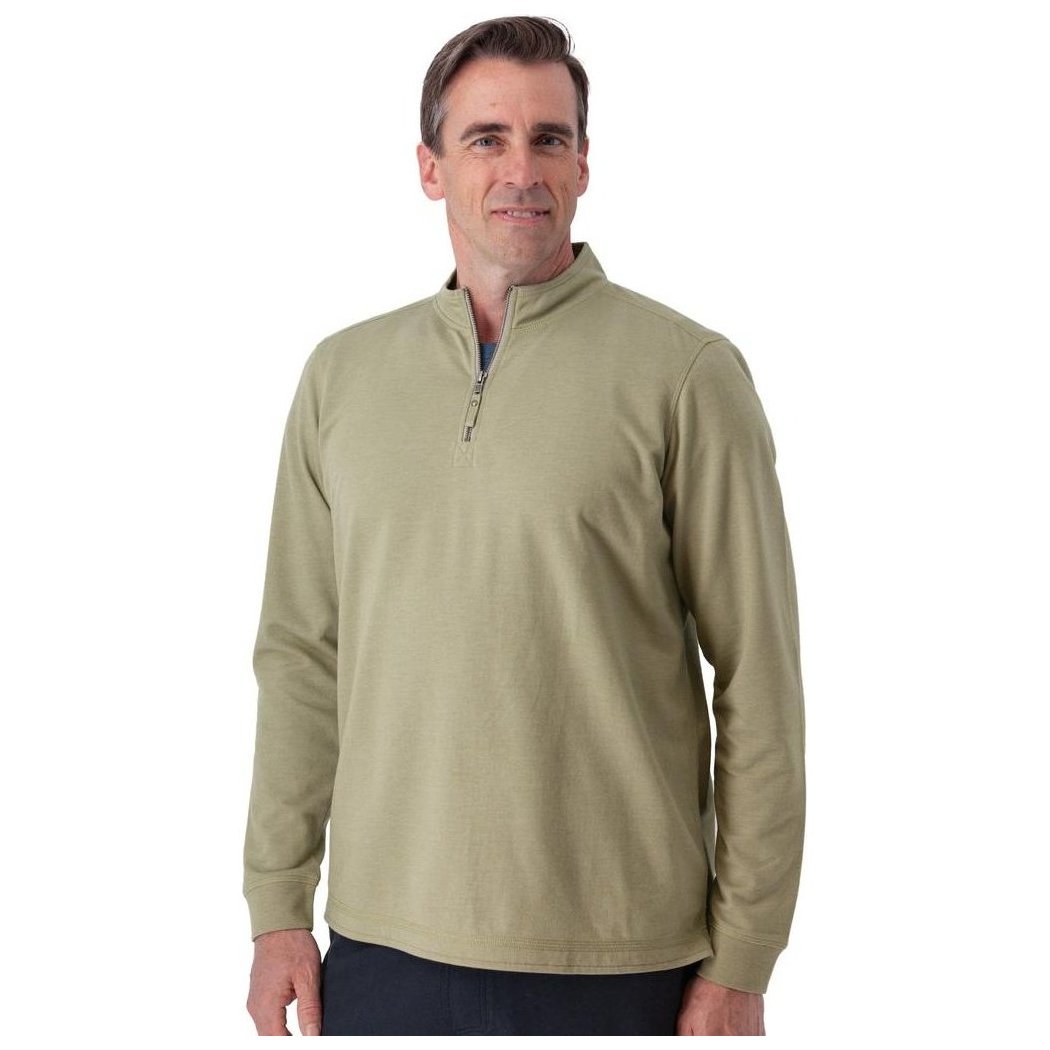 Old Ranch Men's Conall 1/4 Zip Pullover-Men's - Clothing - Tops-Oil Green-M-Appalachian Outfitters