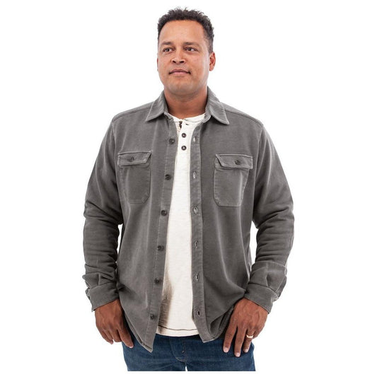 Old Ranch Men's Sprague Is Shirt-Men's - Clothing - Tops-Smoked Pearl-M-Appalachian Outfitters