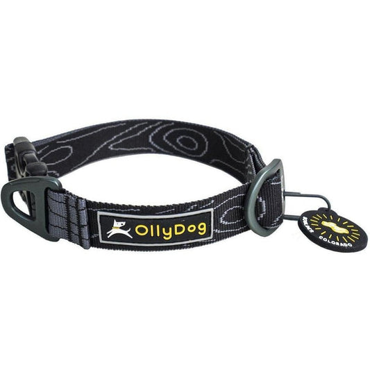 Olly Dog Flagstaff Collar-Pets - Collars-Raven Bark-S-Appalachian Outfitters