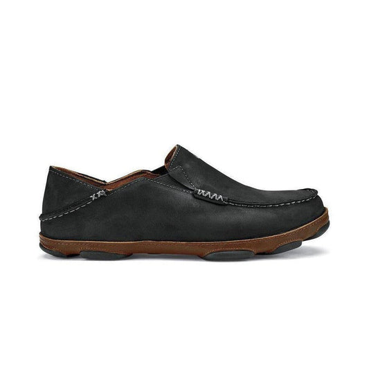 Olukai Men's Moloa-Men's - Footwear - Shoes-Black/Toffee-8.5-Appalachian Outfitters