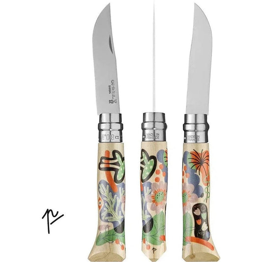 Opinel N.08 Artist Limited Nature Edition - Perinne Honoré-Camping - Accessories - Knives-Appalachian Outfitters