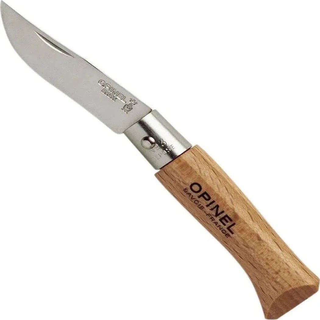 Opinel No.03 Stainless Steel Folding Knife-Camping - Accessories - Knives-Appalachian Outfitters