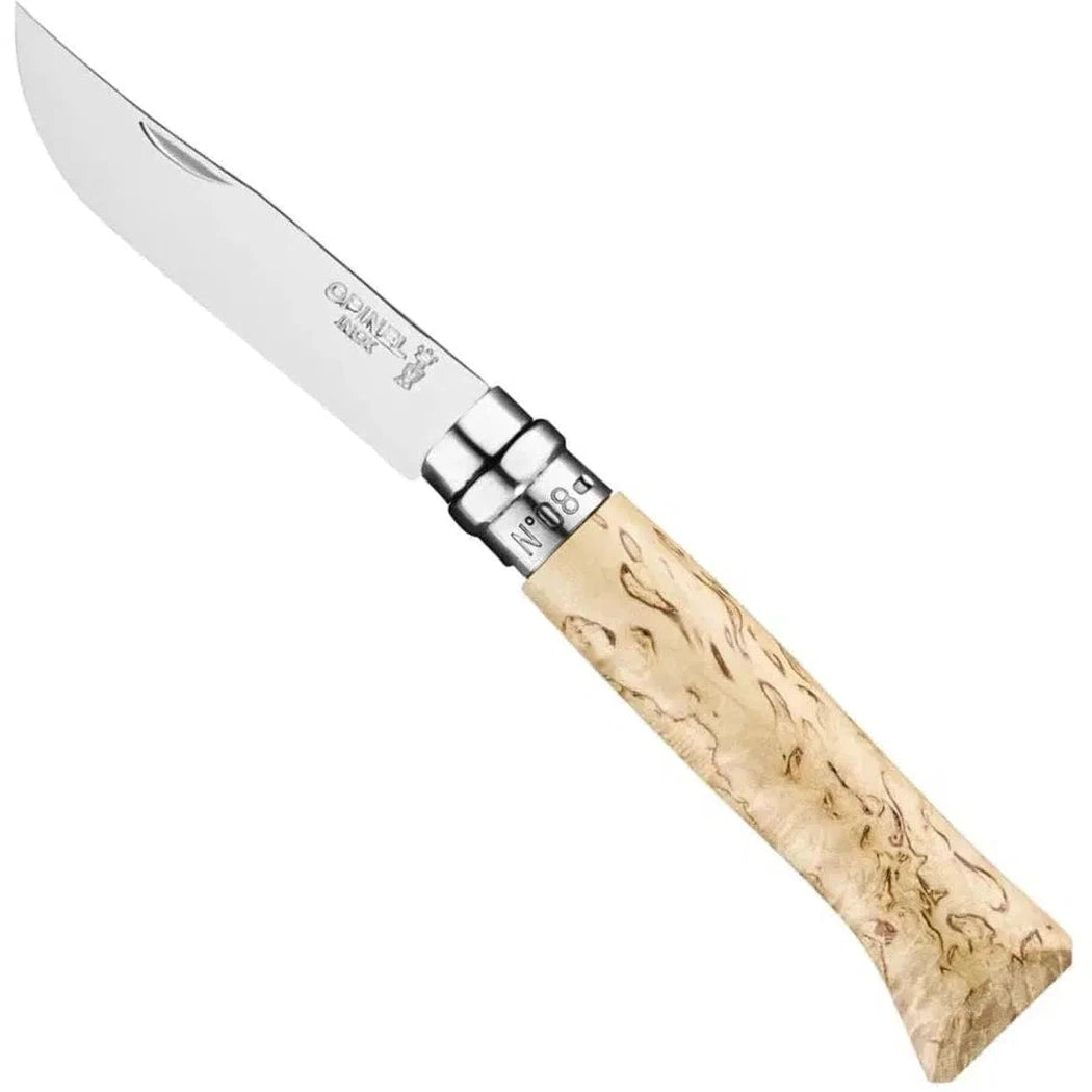 Opinel No.08 Limited Edition - "Sampo" Curly Birch-Camping - Accessories - Knives-Appalachian Outfitters