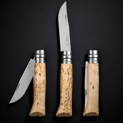 Opinel No.08 Limited Edition - "Sampo" Curly Birch-Camping - Accessories - Knives-Appalachian Outfitters