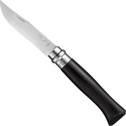 Opinel No.08 Polished Stainless Steel Folding Knife Ebony-Camping - Accessories - Knives-Appalachian Outfitters