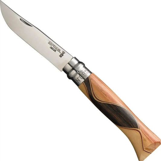 Opinel No.08 Stainless Steel Folding Knife - Bruno Chaperon-Camping - Accessories - Knives-Appalachian Outfitters