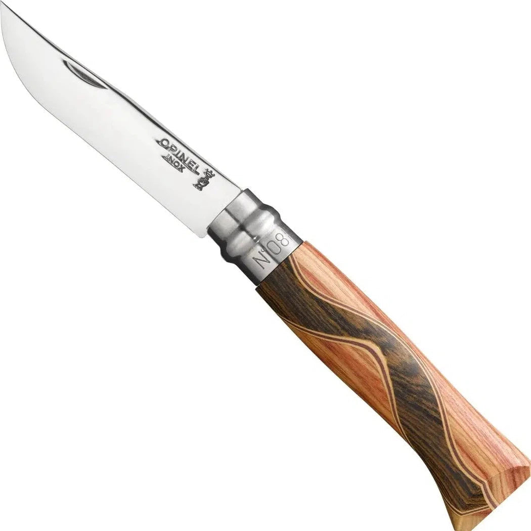 Opinel No.08 Stainless Steel Folding Knife - Bruno Chaperon-Camping - Accessories - Knives-Appalachian Outfitters