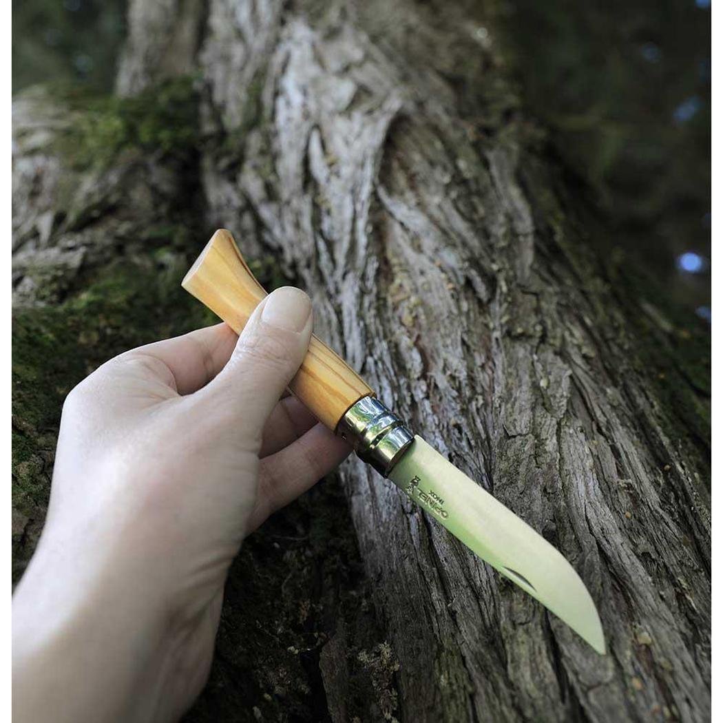 Opinel No.09 Stainless Steel Folding Knife | Oak, Olive & Walnut-Camping - Accessories - Knives-Appalachian Outfitters