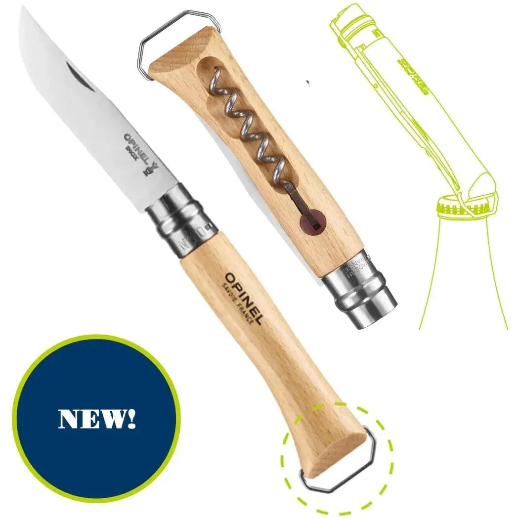 Opinel No.10 Corkscrew & Bottle Opener Knife-Camping - Accessories - Knives-Appalachian Outfitters