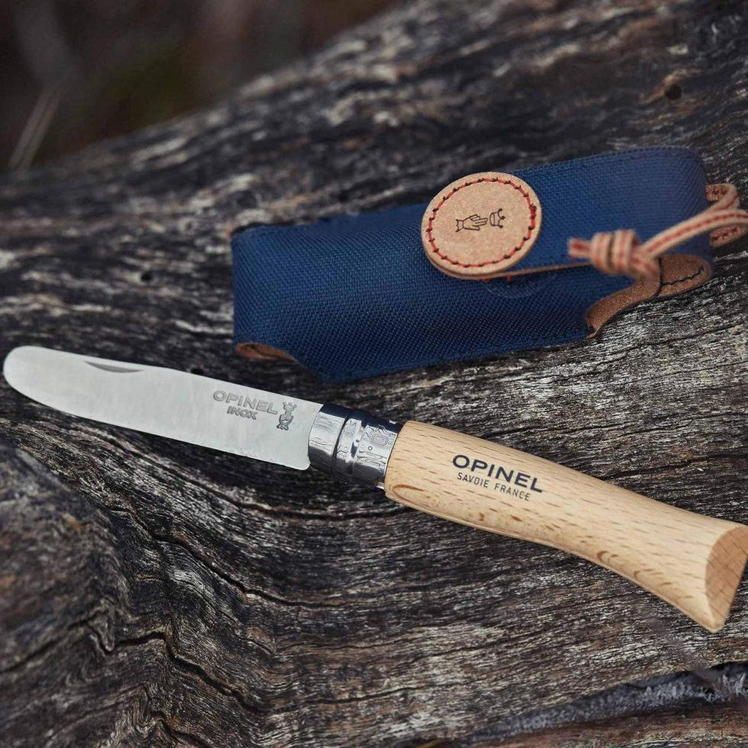 Opinel No. 7 My First Opinel and Sheath Kit-Camping - Accessories - Knives-Appalachian Outfitters