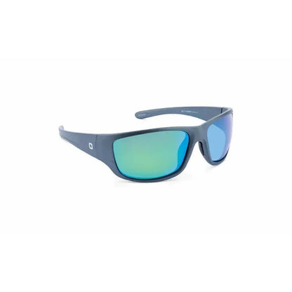 Optic Nerve Contra Matte Aluminum Gray  w/ Polarized Smoke Lens Green Mirror-Accessories - Eyewear - Sunglasses-Matte Aluminum Gray-Polarized Smoke Lens Green Mirror-Appalachian Outfitters
