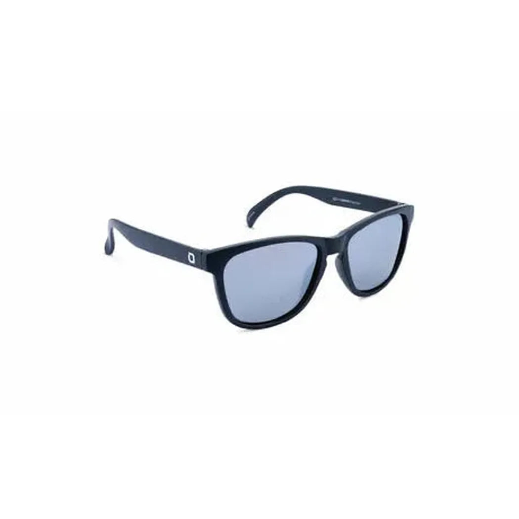 Side view of the Optic Nerve Fairplay sunglasses with Driftwood Gray lenses against a white background.