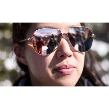 Optic Nerve Flatscreen Rose Gold - Smoke Lens / Gold Mirror-Accessories - Eyewear - Sunglasses-Appalachian Outfitters