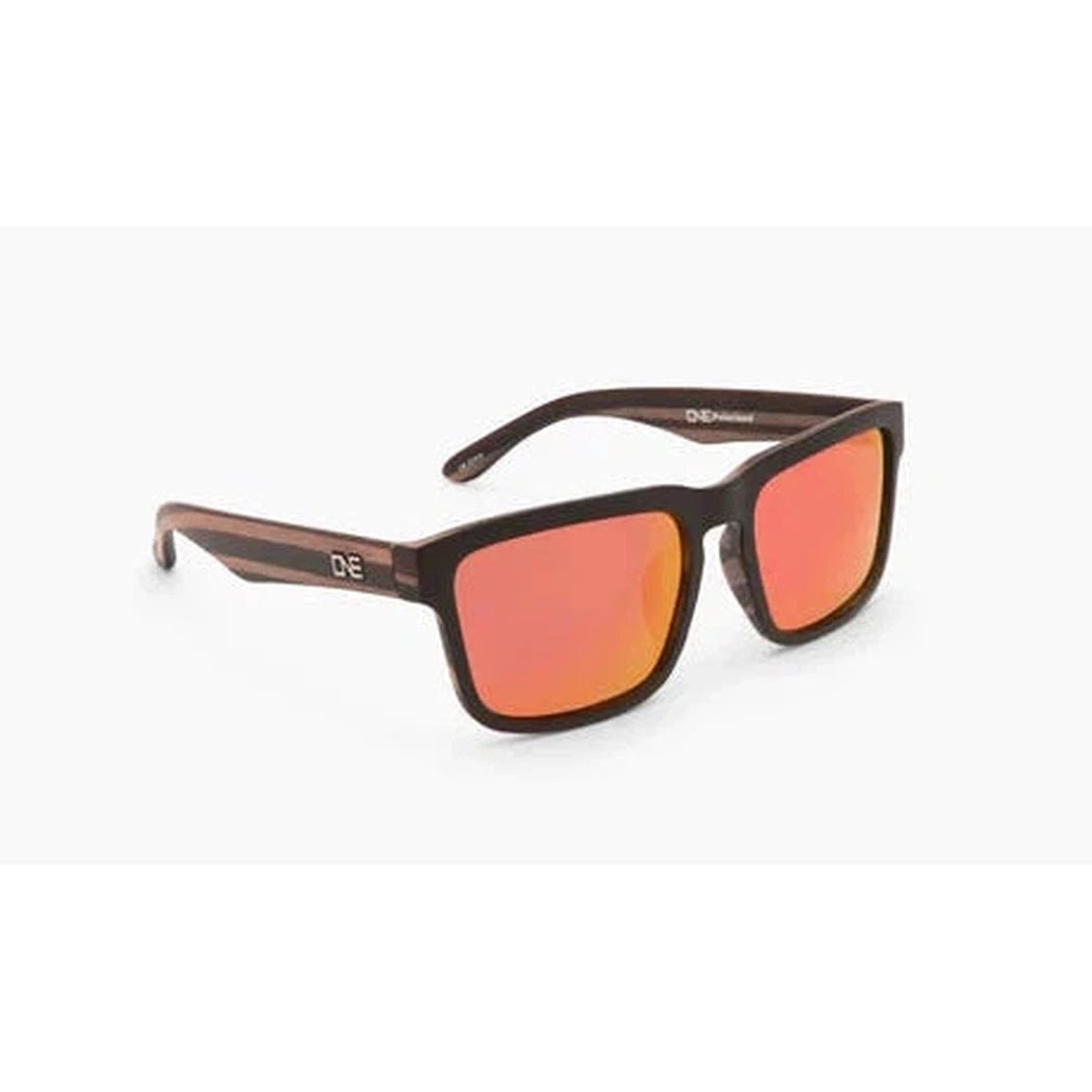 Optic Nerve Mashup-Accessories - Eyewear - Sunglasses-Black Wood-Smoke w/ Red Mirror-Appalachian Outfitters