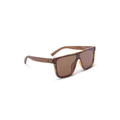 Optic Nerve Mojo-Accessories - Eyewear - Sunglasses-Shiny Tortoise + Wood-Polarized Brown Lens-Appalachian Outfitters