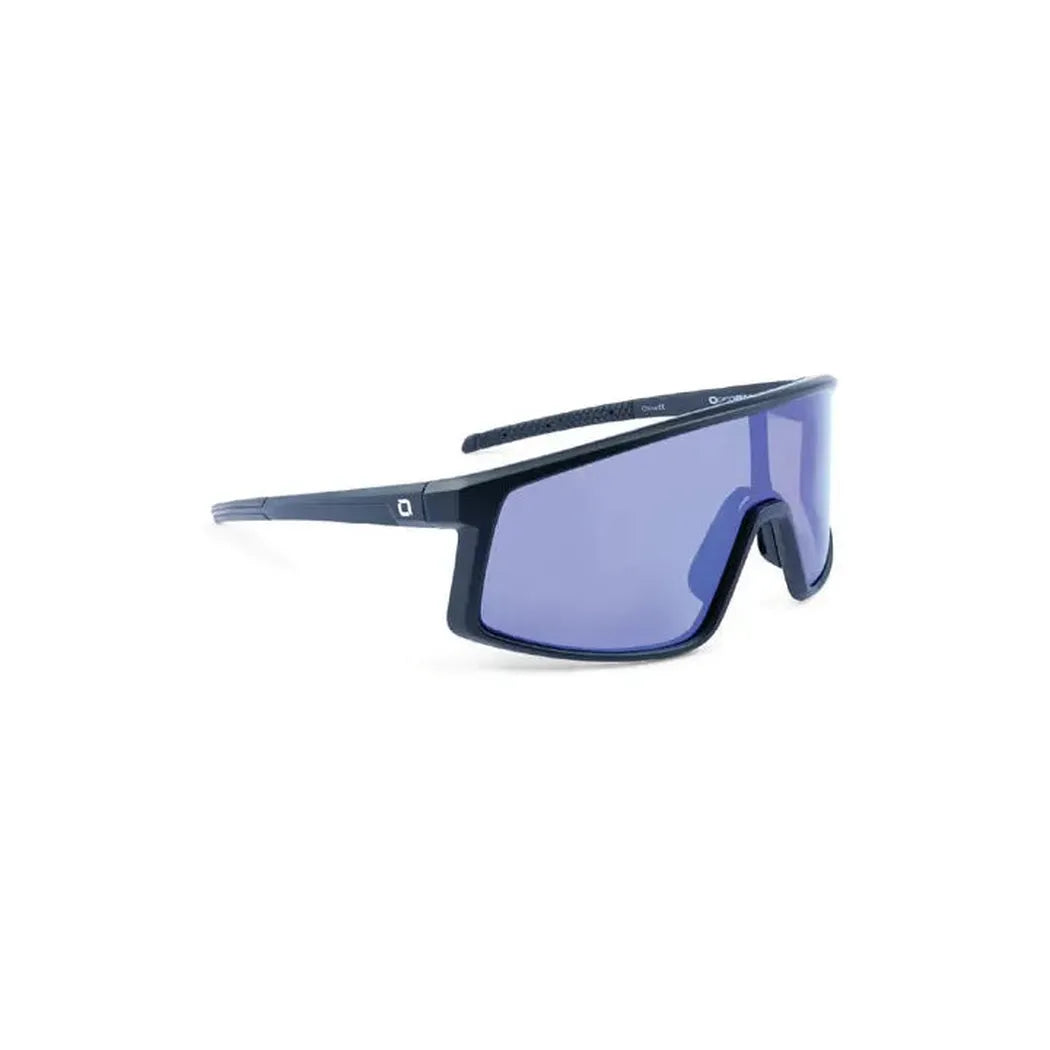 Optic Nerve Stone Cat-Accessories - Eyewear - Sunglasses-Matte Black-Smoke Lens / Blue Mirror-Appalachian Outfitters
