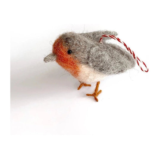 Ornaments 4 Orphans Bird Tufted Wool Christmas Ornament-Accessories - Novelty-Appalachian Outfitters