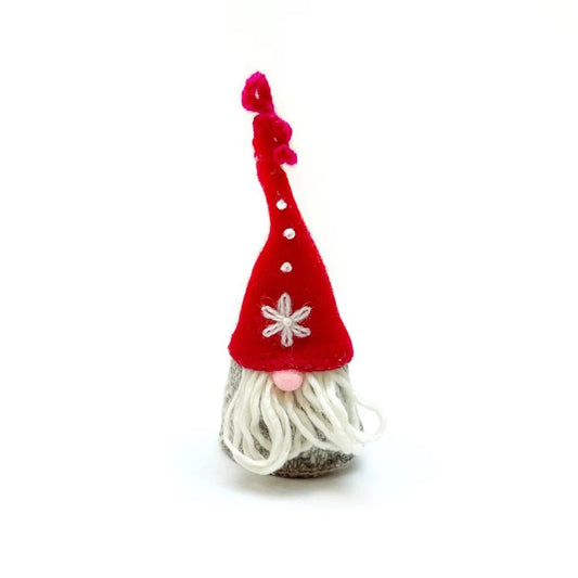 Ornaments 4 Orphans Gnome Man Embroidered Wool Christmas Ornament-Accessories - Novelty-Appalachian Outfitters