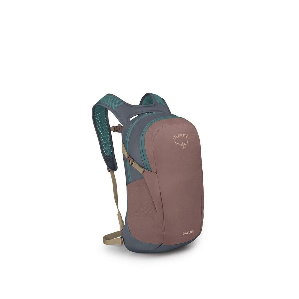 A front view of the Osprey Daylite backpack in Black against a white background.