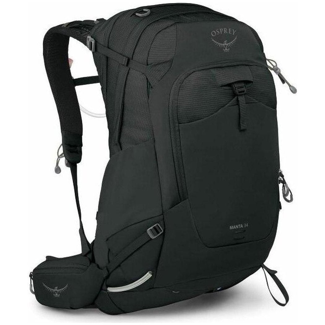 Osprey Manta 34 Hiking Hydration Backpack-Camping - Backpacks - Hydration Packs-Dark Charcoal-Appalachian Outfitters