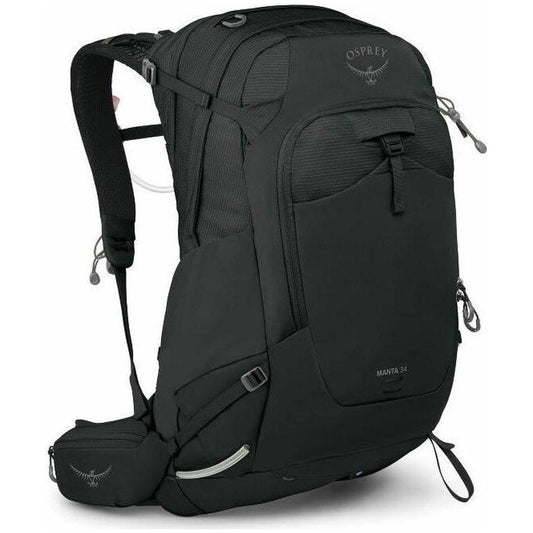Osprey Manta 34 Hiking Hydration Backpack-Camping - Backpacks - Hydration Packs-Dark Charcoal-Appalachian Outfitters