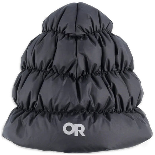 Outdoor Research Coldfront Down Beanie-Accessories - Hats - Unisex-Solid Black-S-M-Appalachian Outfitters