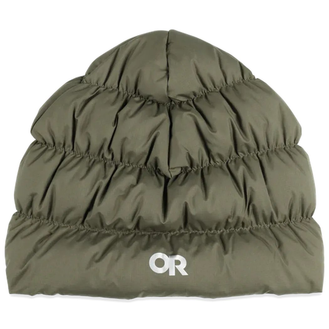 Outdoor Research Coldfront Down Beanie-Accessories - Hats - Unisex-Ranger Green-S-M-Appalachian Outfitters
