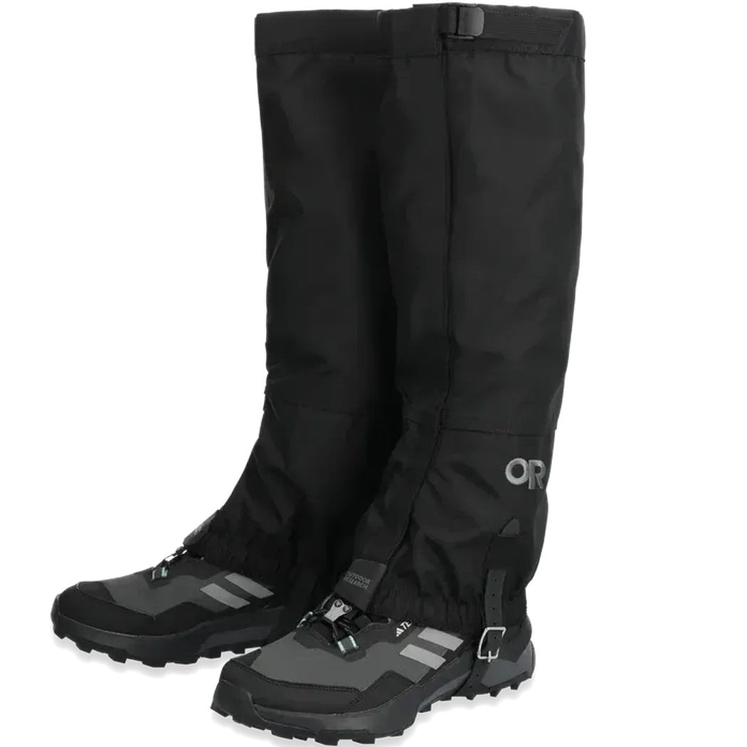 Outdoor Research Men's Rocky Mountains High Gaiters-Accessories - Gaiters-Black-M-Appalachian Outfitters