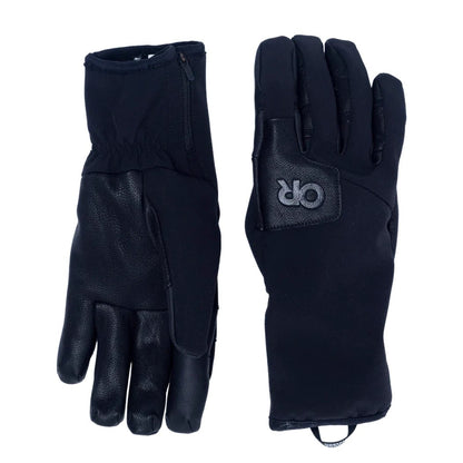 Outdoor Research Men's Stormtracker Sensor Windbloc Gloves-Accessories - Gloves - Men's-Black-M-Appalachian Outfitters
