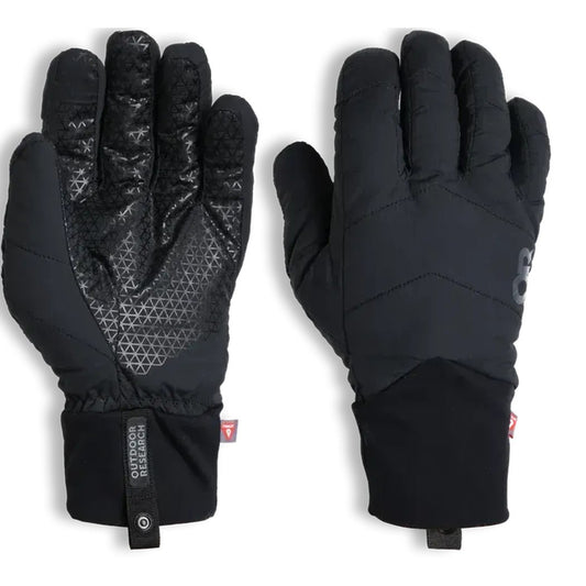 Outdoor Research Men's Stowe Aerogel Gloves-Accessories - Gloves - Men's-Black-S-Appalachian Outfitters