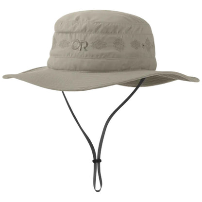 Outdoor Research Women's Solar Roller Sun Hat-Accessories - Hats - Women's-Khaki-Rice Embroidery-S-Appalachian Outfitters