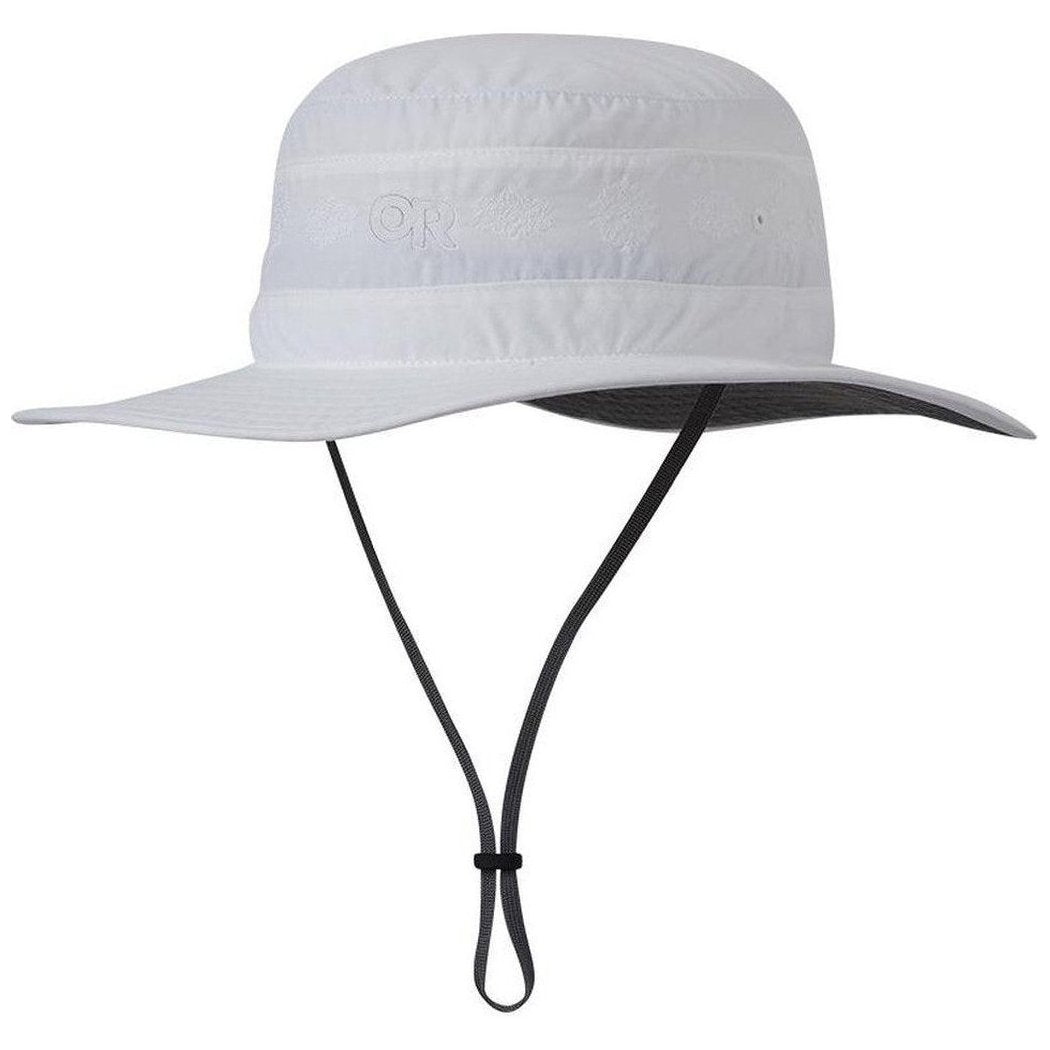 Outdoor Research Women's Solar Roller Sun Hat-Accessories - Hats - Women's-White Rice Embroidery-S-Appalachian Outfitters