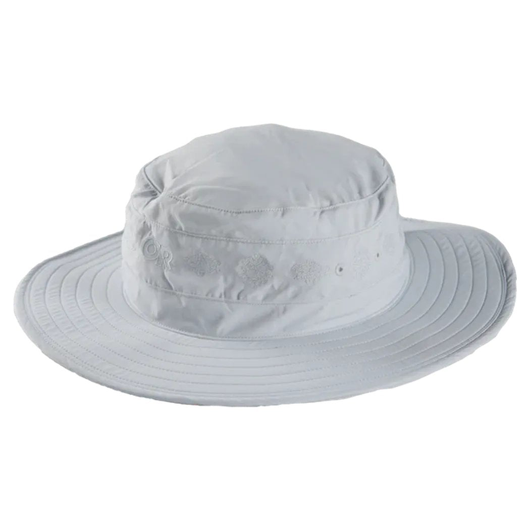 Outdoor Research Women's Solar Roller Sun Hat-Accessories - Hats - Women's-Titanium-Rice Embroidery-S-Appalachian Outfitters