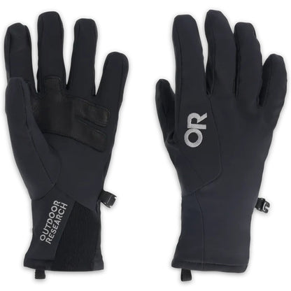 Outdoor Research Women's Sureshot Softshell Gloves-Accessories - Gloves - Women's-Solid Black-S-Appalachian Outfitters