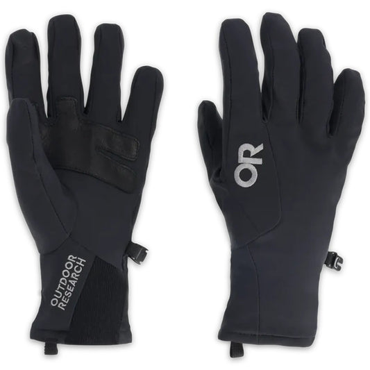 Outdoor Research Women's Sureshot Softshell Gloves-Accessories - Gloves - Women's-Solid Black-S-Appalachian Outfitters