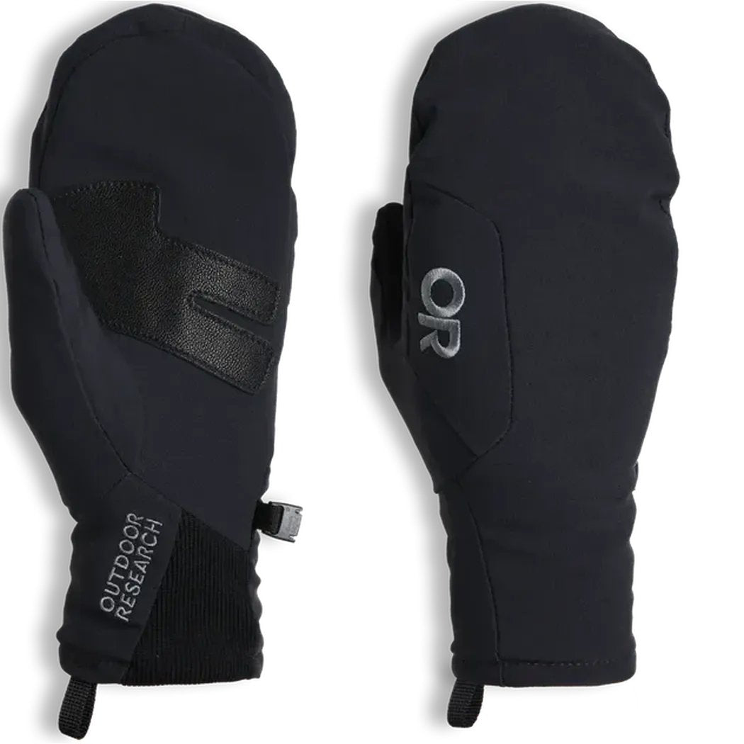 Outdoor Research Women's Sureshot Softshell Mitts-Accessories - Gloves - Women's-Black-S-Appalachian Outfitters