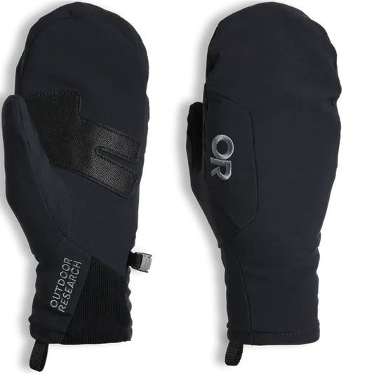 Outdoor Research Women's Sureshot Softshell Mitts-Accessories - Gloves - Women's-Black-S-Appalachian Outfitters