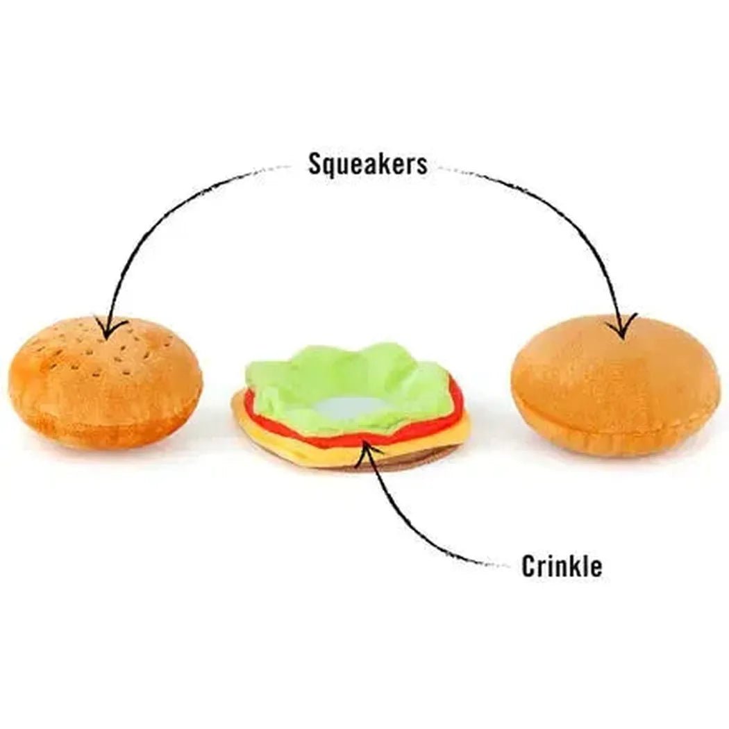 P.L.A.Y American Classic Barky Burger-Pets - Toys-Appalachian Outfitters