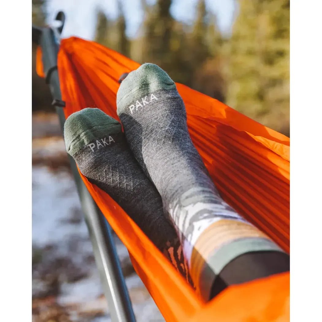 Paka Apparel Essential Mountain Crew Sock-Accessories - Socks - Unisex-Appalachian Outfitters