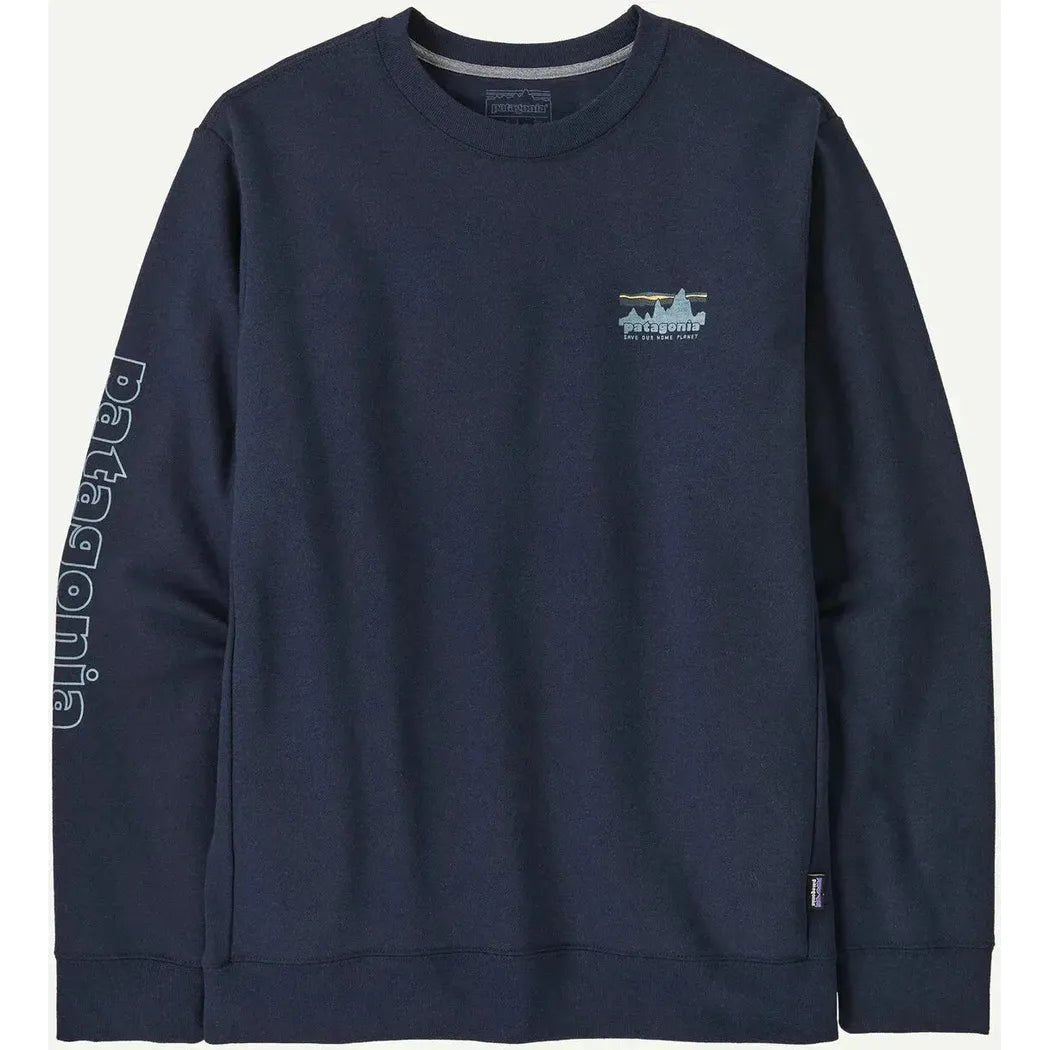 Patagonia Men's '73 Skyline Uprisal Crew Sweatshirt-Men's - Clothing - Tops-New Navy-M-Appalachian Outfitters
