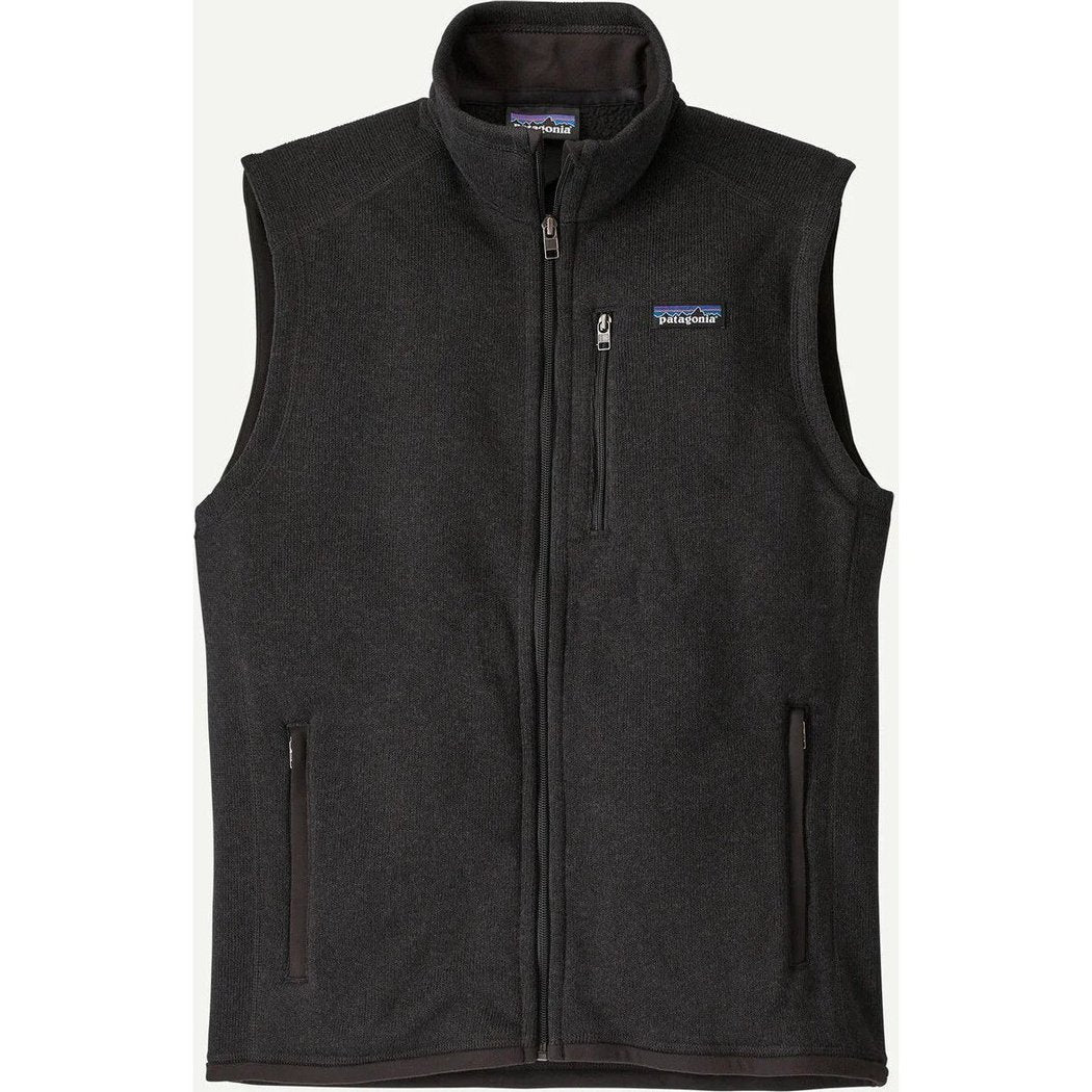Patagonia Men's Better Sweater Vest-Men's - Clothing - Jackets & Vests-Black-M-Appalachian Outfitters